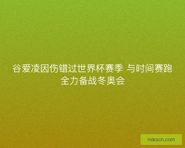 谷爱凌因伤错过世界杯赛季 与时间赛跑全力备战冬奥会 谷爱凌因伤错过世界杯赛季 与时间赛跑全力备战冬奥会